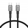 Tech-Protect Ultraboost DNA USB-C / USB-C Kabel PD100W/5A 50 cm, Iron Grey