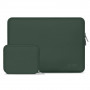 Tech-Protect NeoSlim Laptop-Tasche 13-14" mit Zubehörtasche, Midnight Green