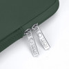 Tech-Protect NeoSlim Laptop-Tasche 13-14" mit Zubehörtasche, Midnight Green