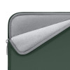 Tech-Protect NeoSlim Laptop-Tasche 13-14" mit Zubehörtasche, Midnight Green