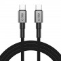 Tech-Protect Ultraboost DNA USB-C / USB-C Kabel PD100W/5A 200 cm, Iron Grey