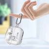 Tech-Protect FlexAir Hülle mit Karabiner für Samsung Galaxy Buds 3 / 3 Pro, transparent