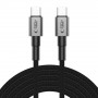 Tech-Protect Ultraboost DNA USB-C / USB-C Kabel PD100W/5A 300 cm, Iron Grey