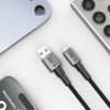 Tech-Protect Ultraboost DNA USB-A / Lightning Kabel 15W/2.4A 100 cm, Iron Grey
