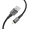 Tech-Protect Ultraboost DNA USB-A / Lightning Kabel 15W/2.4A 100 cm, Iron Grey