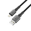 Tech-Protect Ultraboost DNA USB-A / Lightning Kabel 15W/2.4A 100 cm, Iron Grey