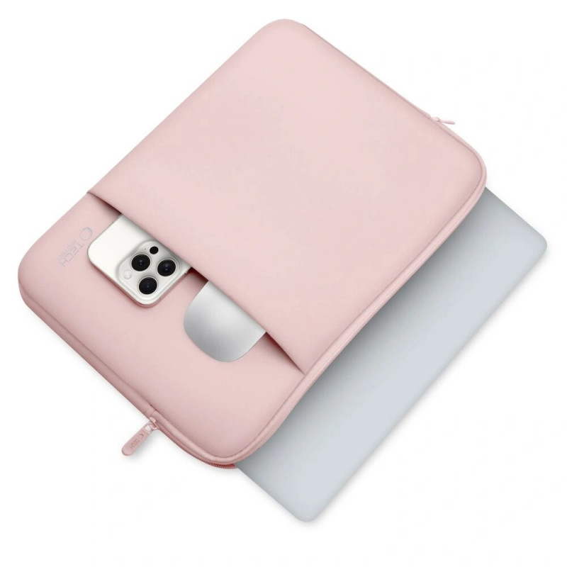 Tech-Protect Neoprene Laptoptasche 13", Dusty Rose (pink)