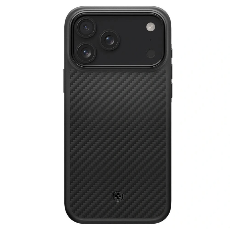 Spigen Enzo Aramid T Mag MagSafe ACS09959 Hülle für Apple iPhone 17 Pro, Schwarz