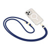 Tech-Protect C7S Rope Crossbody Handyband, Navy Blue/gold
