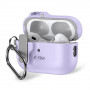 Tech-Protect Slim Hook Hülle mit Karabiner für Apple AirPods Pro 1 / 2, Lavender