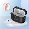 Tech-Protect Slim Hook Hülle mit Karabiner für Apple AirPods Pro 1 / 2, Schwarz