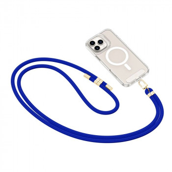 Tech-Protect C7S Rope Crossbody Handyband, Cobalt Blue/gold