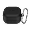 Tech-Protect Silikon-Hook-Hülle für Samsung Galaxy Buds 4 / 4 Pro, Schwarz