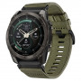 Tech-Protect Nylon Classic Armbanduhrarmband für Garmin Fenix 5X / 5X Plus / 6X / 6X Pro / 7X / 8 / 8 Pro / 9 / 9 Pro 47 mm, Military Green