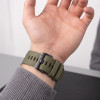 Tech-Protect Nylon Classic Armbanduhrarmband für Garmin Fenix 5X / 5X Plus / 6X / 6X Pro / 7X / 8 / 8 Pro / 9 / 9 Pro 47 mm, Military Green