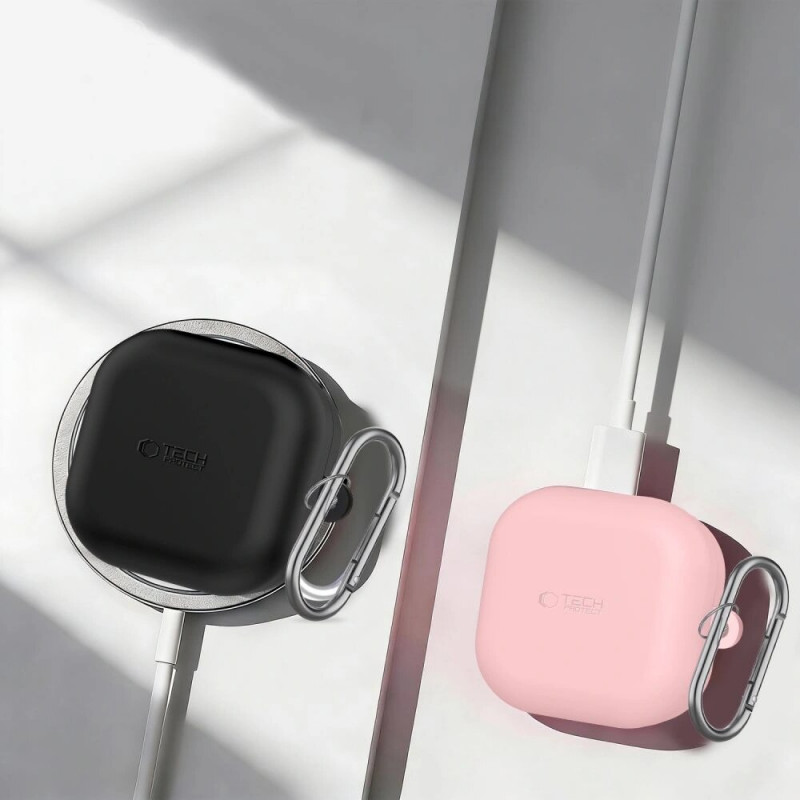 Tech-Protect Silikon-Haken-Hülle für Samsung Galaxy Buds 4 / 4 Pro, Lavender