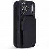 Decoded Textured Silicone Detachable Wallet Hülle für Apple iPhone 18 Pro Max / iPhone 17 Pro Max, phantom black