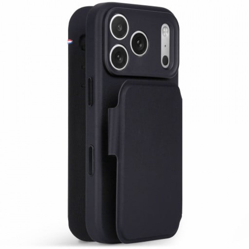Decoded Textured Silicone Detachable Wallet Hülle für Apple iPhone 18 Pro Max / iPhone 17 Pro Max, phantom black