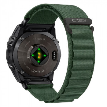Tech-Protect Nylon Pro THP6036 Armband für Garmin Fenix 5X / 5X Plus / 6X / 6X Pro / 7X / 8 / 8 Pro / 9 / 9 Pro (51 mm), military green