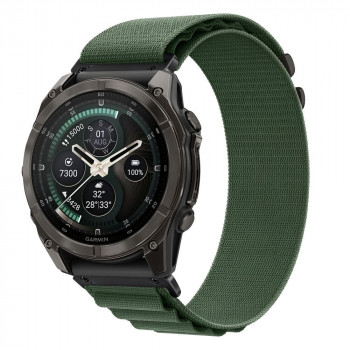 Tech-Protect Nylon Pro THP6036 Armband für Garmin Fenix 5X / 5X Plus / 6X / 6X Pro / 7X / 8 / 8 Pro / 9 / 9 Pro (51 mm), military green