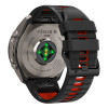 Tech-Protect Iconband Pro Armband für Garmin Fenix 5X / 5X Plus / 6X / 6X Pro / 7X / 8 / 8 Pro / 9 / 9 Pro (47 mm), schwarz / rot