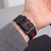 Tech-Protect Iconband Pro Armband für Garmin Fenix 5X / 5X Plus / 6X / 6X Pro / 7X / 8 / 8 Pro / 9 / 9 Pro (47 mm), schwarz / rot