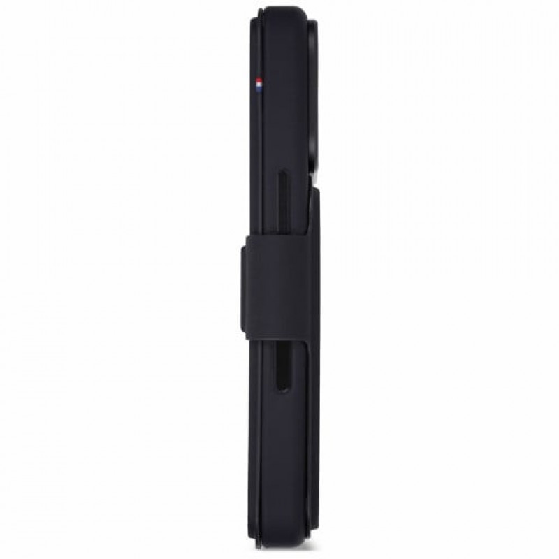 Decoded Textured Silicone Detachable Wallet Hülle für Apple iPhone 18 Pro / iPhone 17 Pro, phantom black