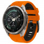 Tech-Protect Iconband Pro THP6048 Armband für Garmin Fenix 5X / 5X Plus / 6X / 6X Pro / 7X / 8 / 8 Pro / 9 / 9 Pro (47 mm), orange / schwarz