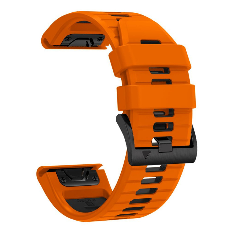 Tech-Protect Iconband Pro THP6048 Armband für Garmin Fenix 5X / 5X Plus / 6X / 6X Pro / 7X / 8 / 8 Pro / 9 / 9 Pro (47 mm), orange / schwarz
