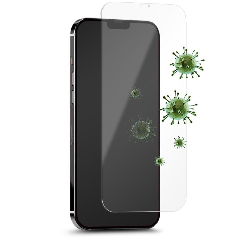 PURO Antibakterielles gehärtetes Glas für Apple iPhone 12 Pro Max