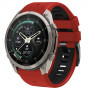 Tech-Protect Iconband Pro THP6050 Uhrenarmband für Garmin Fenix 5X / 5X Plus / 6X / 6X Pro / 7X / 8 / 8 Pro / 9 / 9 Pro (47 mm), rot / schwarz