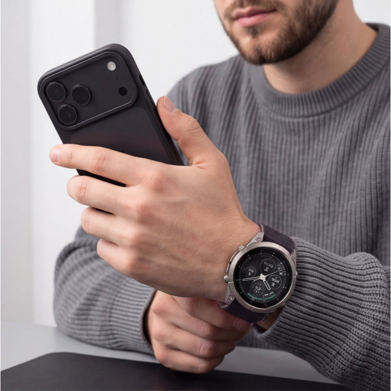 Tech-Protect Iconband Pro THP6046 Armband für Garmin Fenix 5X / 5X Plus / 6X / 6X Pro / 7X / 8 / 8 Pro / 9 / 9 Pro (47 mm), schwarz / grau