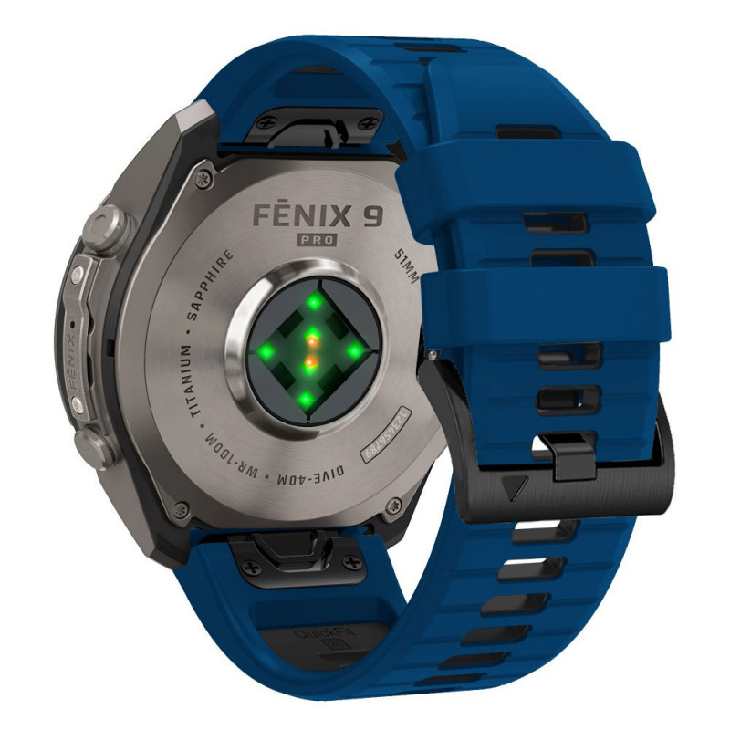 Tech-Protect Iconband Pro THP6040 Uhrenarmband für Garmin Fenix 5X / 5X Plus / 6X / 6X Pro / 7X / 8 / 8 Pro / 9 / 9 Pro (51 mm), navy / black