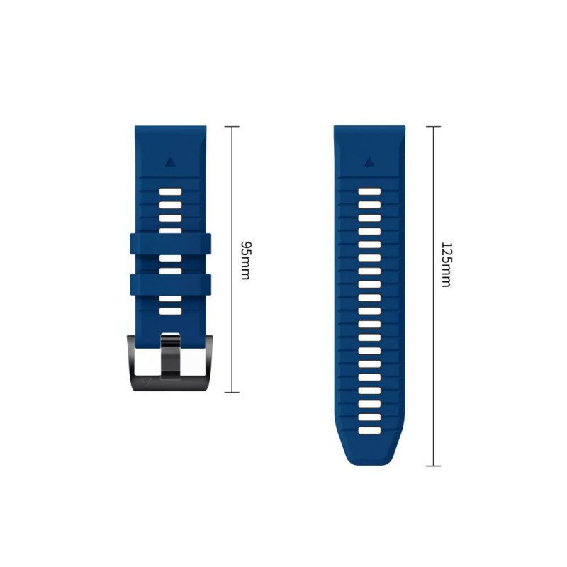 Tech-Protect Iconband Pro THP6040 Uhrenarmband für Garmin Fenix 5X / 5X Plus / 6X / 6X Pro / 7X / 8 / 8 Pro / 9 / 9 Pro (51 mm), navy / black
