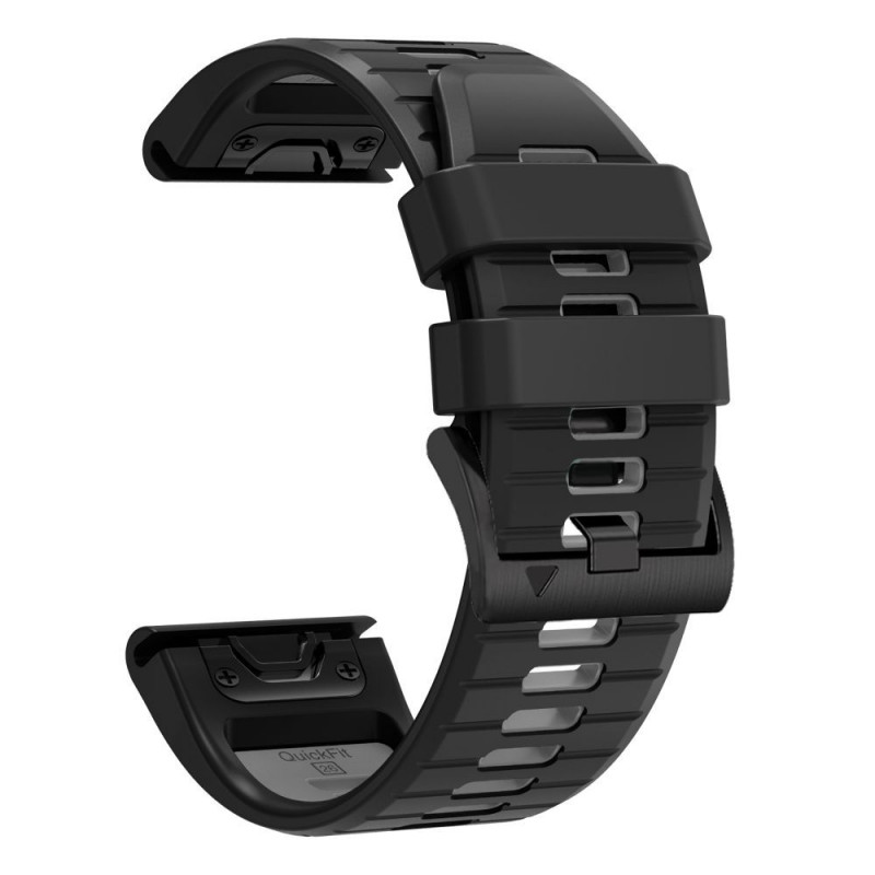 Tech-Protect Iconband Pro THP6039 Armband für Garmin Fenix 5X / 5X Plus / 6X / 6X Pro / 7X / 8 / 8 Pro / 9 / 9 Pro (51 mm), schwarz / grau