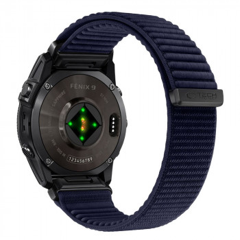 Tech-Protect NylonLoop THP6105 Uhrenarmband für Garmin Fenix 5X / 5X Plus / 6X / 6X Pro / 7X / 8 / 8 Pro / 9 / 9 Pro (51 mm), navy blue