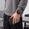 Tech-Protect NylonLoop THP6106 Armband für Garmin Fenix 5X / 5X Plus / 6X / 6X Pro / 7X / 8 / 8 Pro / 9 / 9 Pro (51 mm), electric lime
