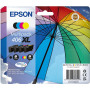 Epson 406XL Umbrella DURABrite Ultra Multipack 4-Farben-Tintenpatronen, schwarz, gelb, cyan, magenta (C13T17H64010)