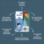 Epson 406XL Umbrella DURABrite Ultra Tintenpatrone Cyan, 12,5 ml XL (C13T17H24010)