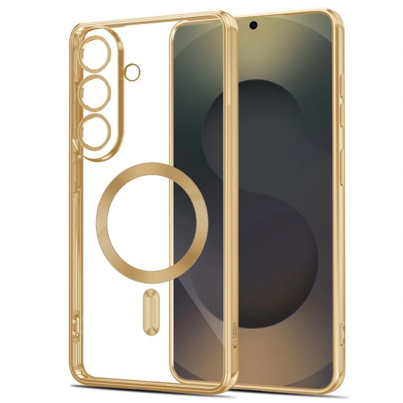 Tech-Protect MagFlex MagSafe Hülle für Samsung Galaxy S26, Shiny Gold