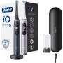 Braun Oral-B iO Series 9 Duo elektrisches Zahnbürsten-Set, Black Onyx / Rose Quartz