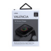UNIQ Valencia Hülle für Apple Watch Series 4/5/6/SE 44 mm, Gunmetal Grey