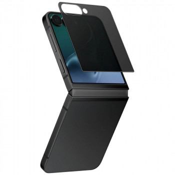 UNIQ Optix Privacy Displayschutz aus gehärtetem Glas mit Sichtschutz für Samsung Galaxy Z Flip7