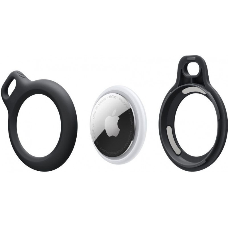 Tech-Protect Rough Chain Hülle für Apple AirTag (THP1351), Schwarz