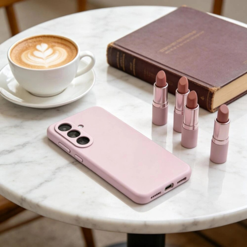 Tech-Protect Silikon MagSafe Hülle für Samsung Galaxy S26+, Pink Pearl