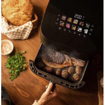 Cecotec Cecofry&Grill Smokin' 8500 Heißluftfritteuse, 8,5 L, 2200 W, Schwarz