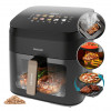 Cecotec Cecofry&Grill Smokin' 8500 Heißluftfritteuse, 8,5 L, 2200 W, Schwarz
