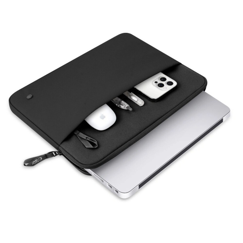 Tech-Protect Sleeve Laptophülle 15-16", Schwarz