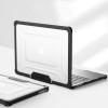 Tech-Protect SmartShell Pro Hülle für Apple MacBook Air 13" (M2/M3/M4/M5) 2023-2025, Schwarz/Transparent