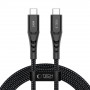 Tech-Protect UB11T Ultraboost USB-C / USB-C Kabel, PD 100W, 200 cm, Schwarz